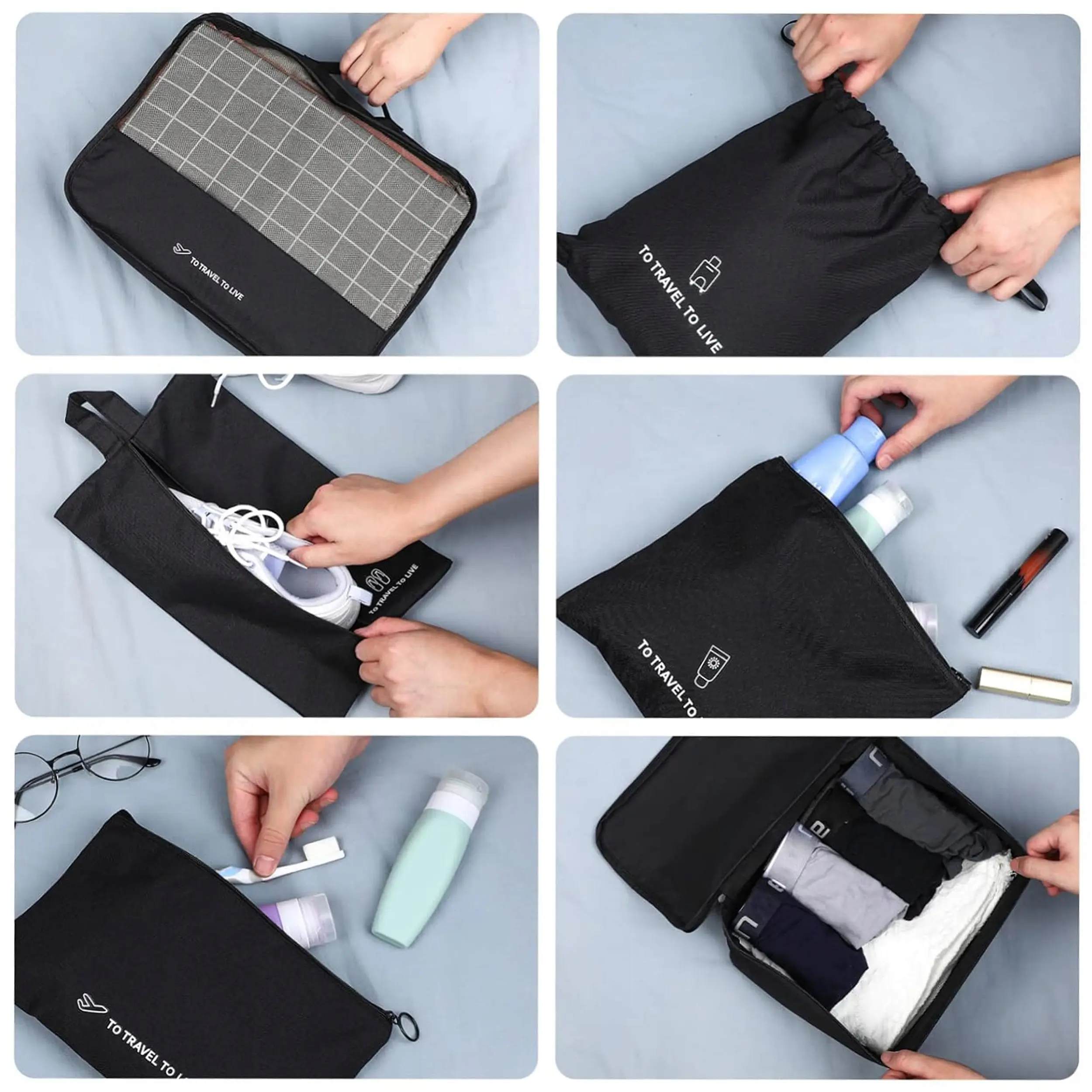 Набор дорожных органайзеров Gotel M13G (Black)