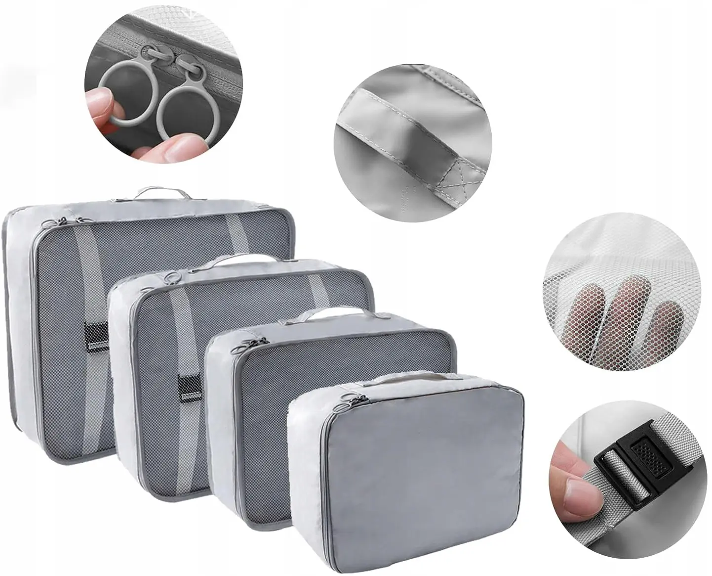 Set de organizatoare de călătorie Gotel M13I (Grey)