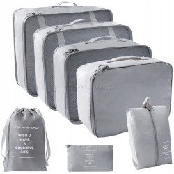 Set de organizatoare de călătorie Gotel M13I (Grey)