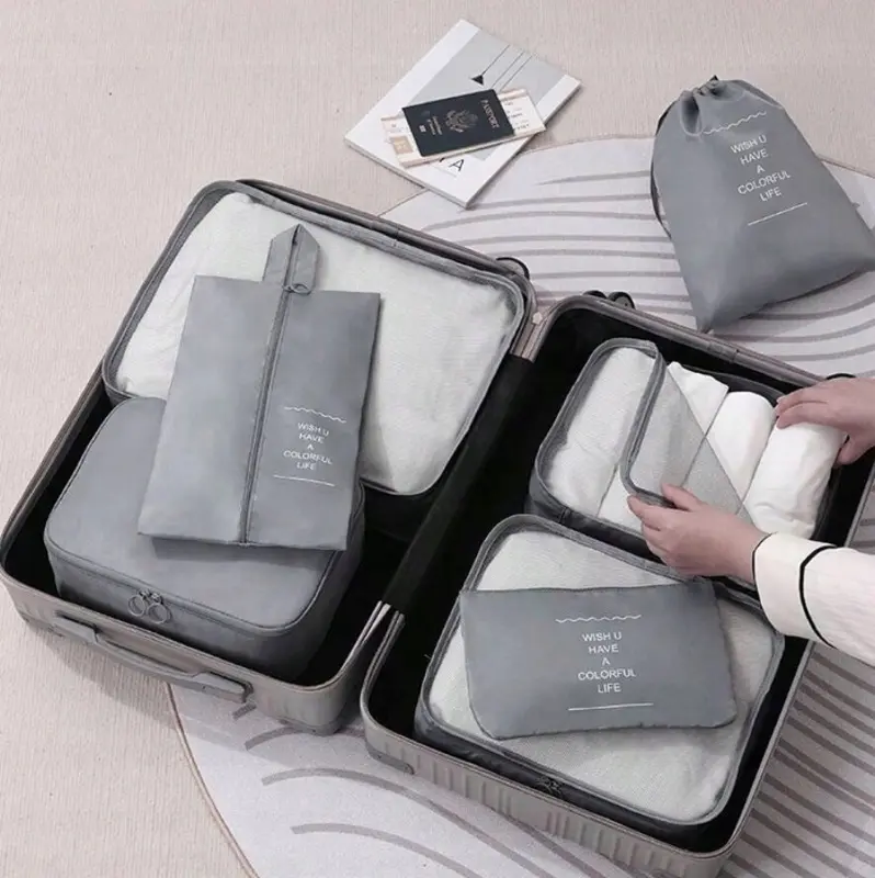 Set de organizatoare de călătorie Gotel M13I (Grey)