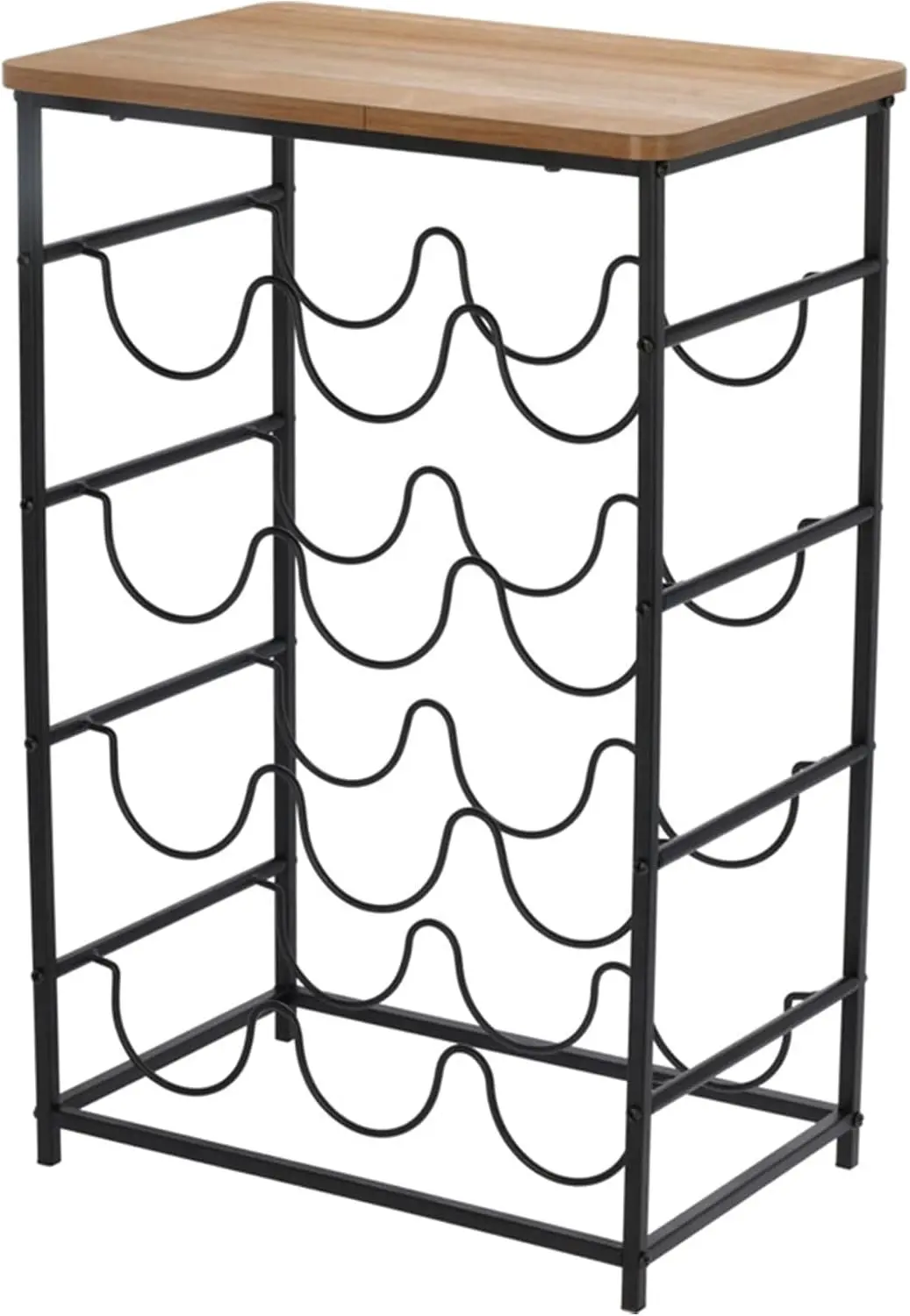 Suport pentru sticle H&S 55514 (Wood/Black)