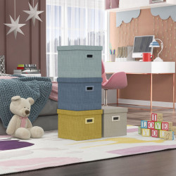 Set cutii depozitare HomCom 838-454V02MX (Multicolor) Thumb