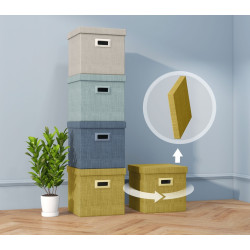 Set cutii depozitare HomCom 838-454V02MX (Multicolor) Thumb