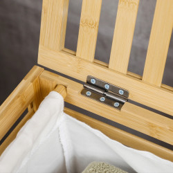 Cos pentru rufe Homcom 850-255V00ND (Natural Wood) Thumb