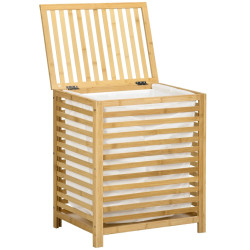 Cos pentru rufe Homcom 850-255V00ND (Natural Wood) Thumb