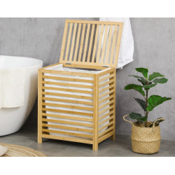 Cos pentru rufe Homcom 850-255V00ND (Natural Wood) Thumb