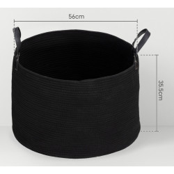 Cos pentru rufe Homcom 850-318V01BK (Black) Thumb