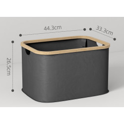 Cos pentru rufe Homcom 850-319V00BK (Black) Thumb