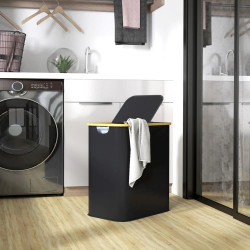 Cos pentru rufe Homcom 850-320V00BK (Black) Thumb