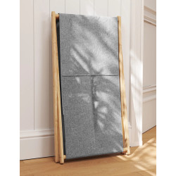 Cos pentru rufe Homcom 850-325V00ND (Natural Wood/Grey) Thumb