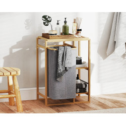 Cos de rufe Homcom 850-329V00GY (Natural/Grey) Thumb