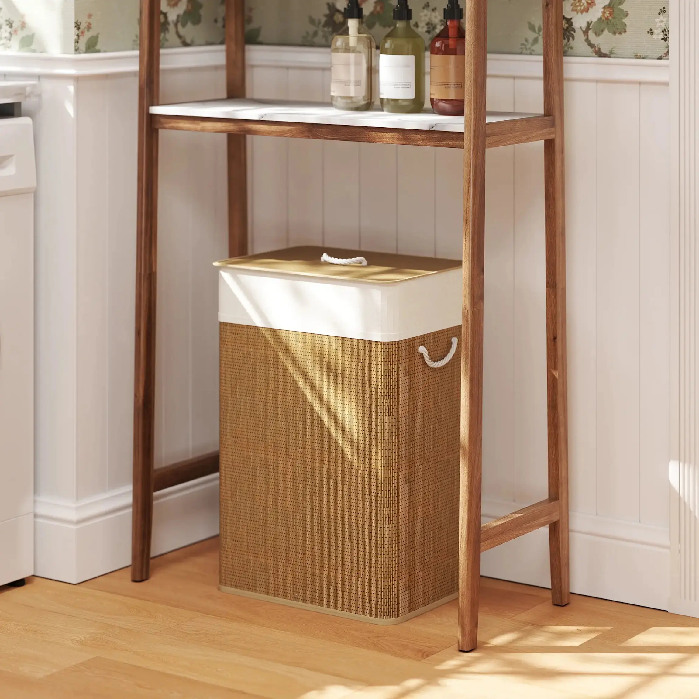 Cos pentru rufe Homcom 850-344V00BN (Brown) - 3