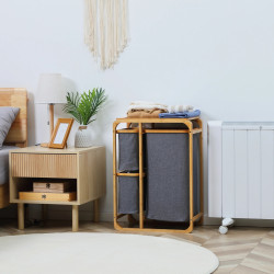 Корзина для сортировки белья Homcom 850-181 (Natural/Grey) Thumb