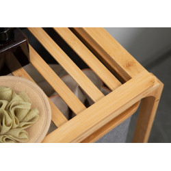 Корзина для сортировки белья Homcom 850-181 (Natural/Grey) Thumb