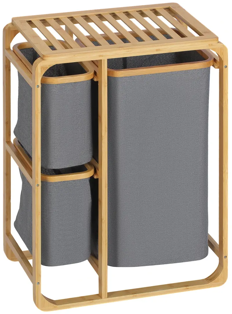Корзина для сортировки белья Homcom 850-181 (Natural/Grey)