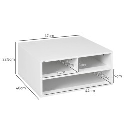 Organizator Homcom 924-087V00WT (White) Thumb