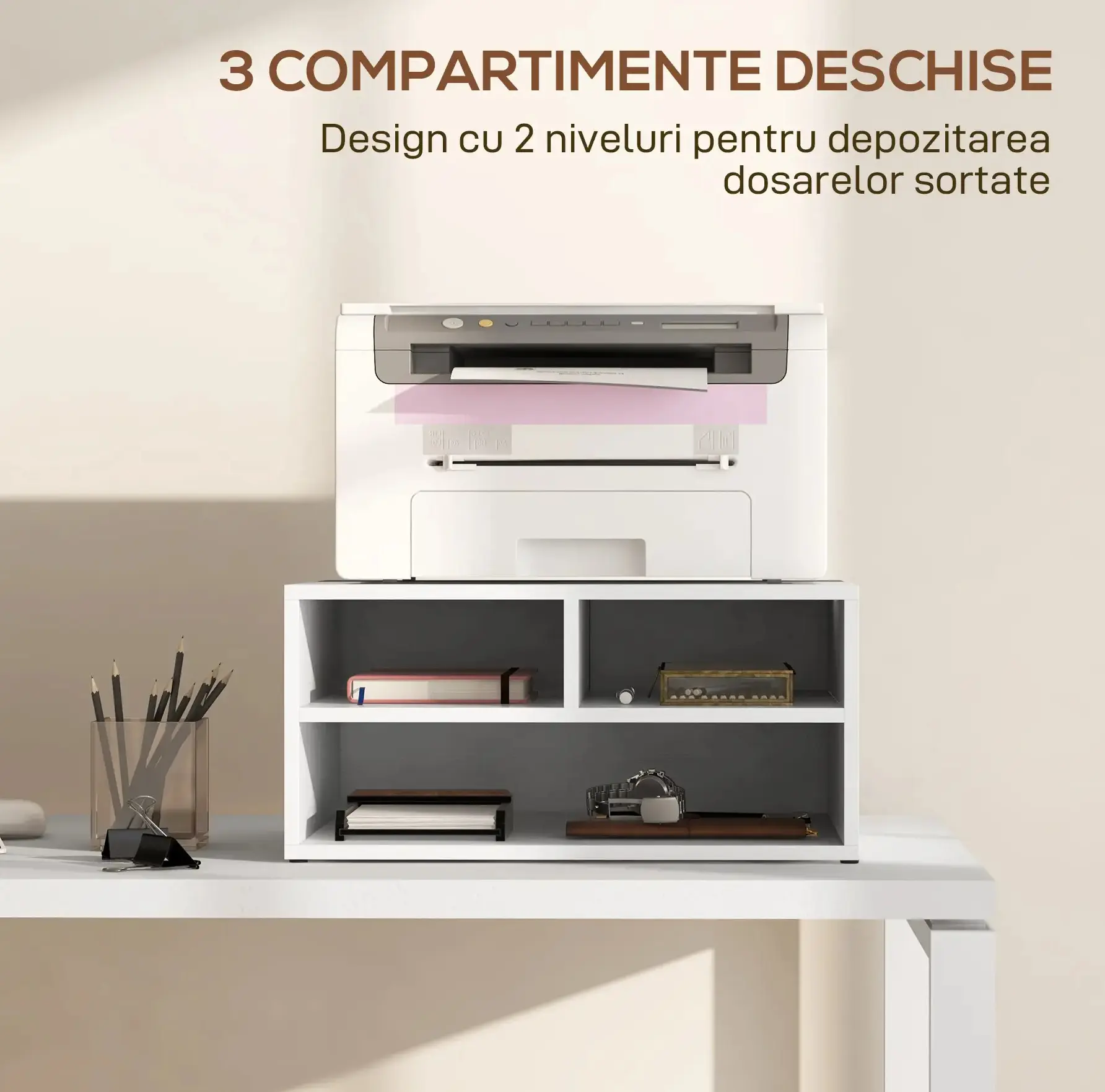 Organizator Homcom 924-087V00WT (White) - 8
