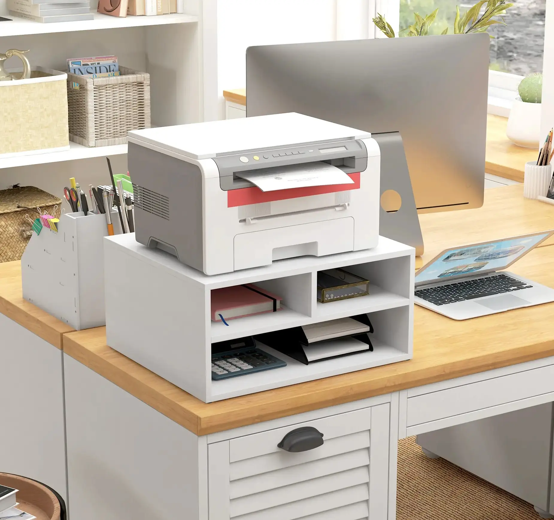 Organizator Homcom 924-087V00WT (White) - 9