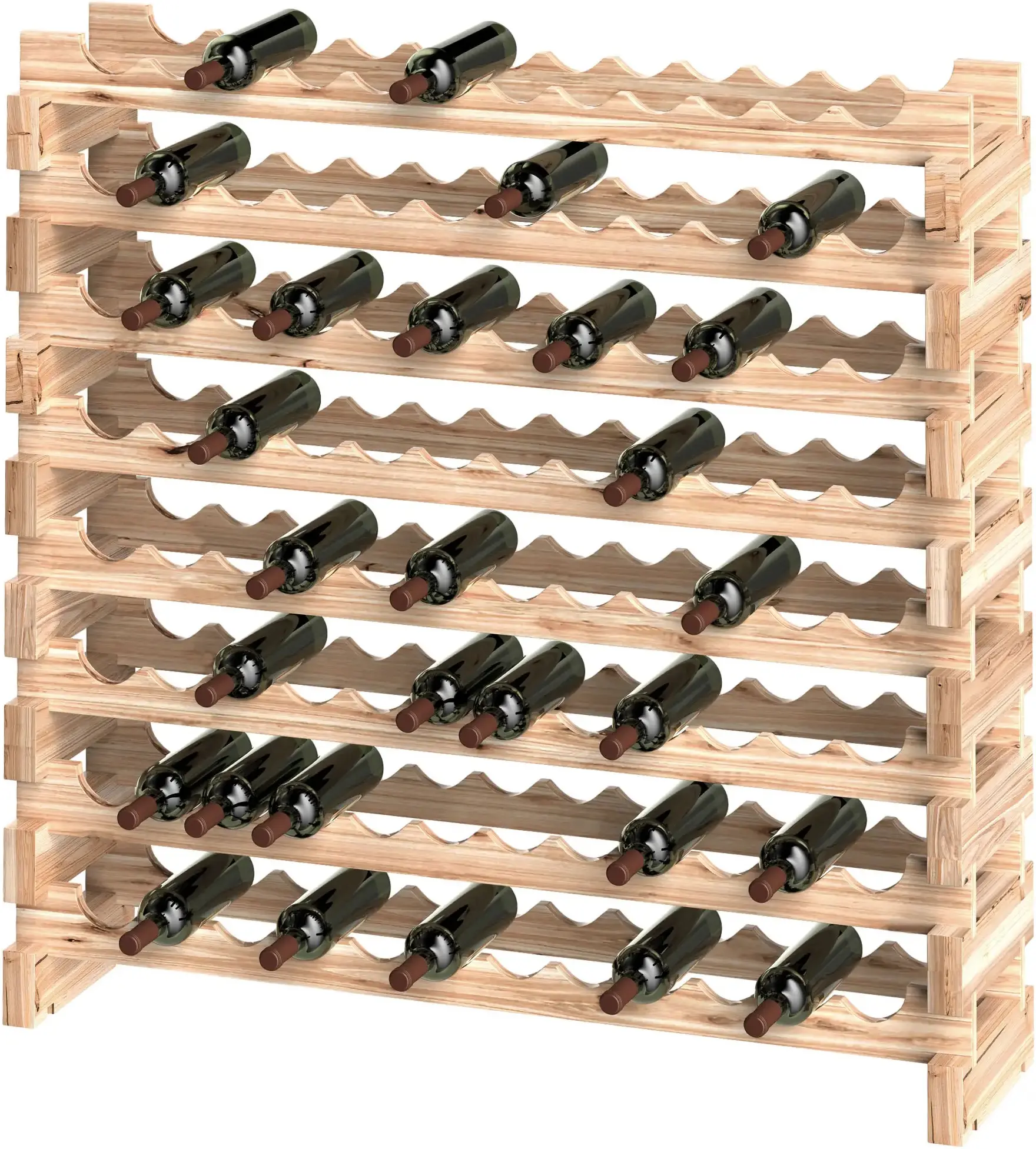 Suport pentru sticle Homcom 801-369V03ND (Spruce) - 2