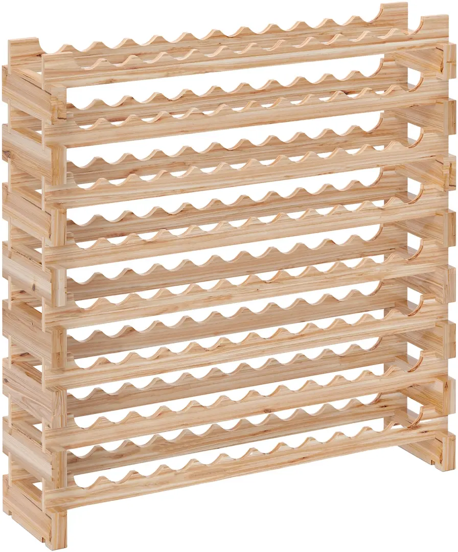 Suport pentru sticle Homcom 801-369V03ND (Spruce)