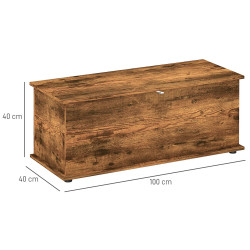 Lada depozitare Homcom 833-321V00RB (Rustic Brown) Thumb