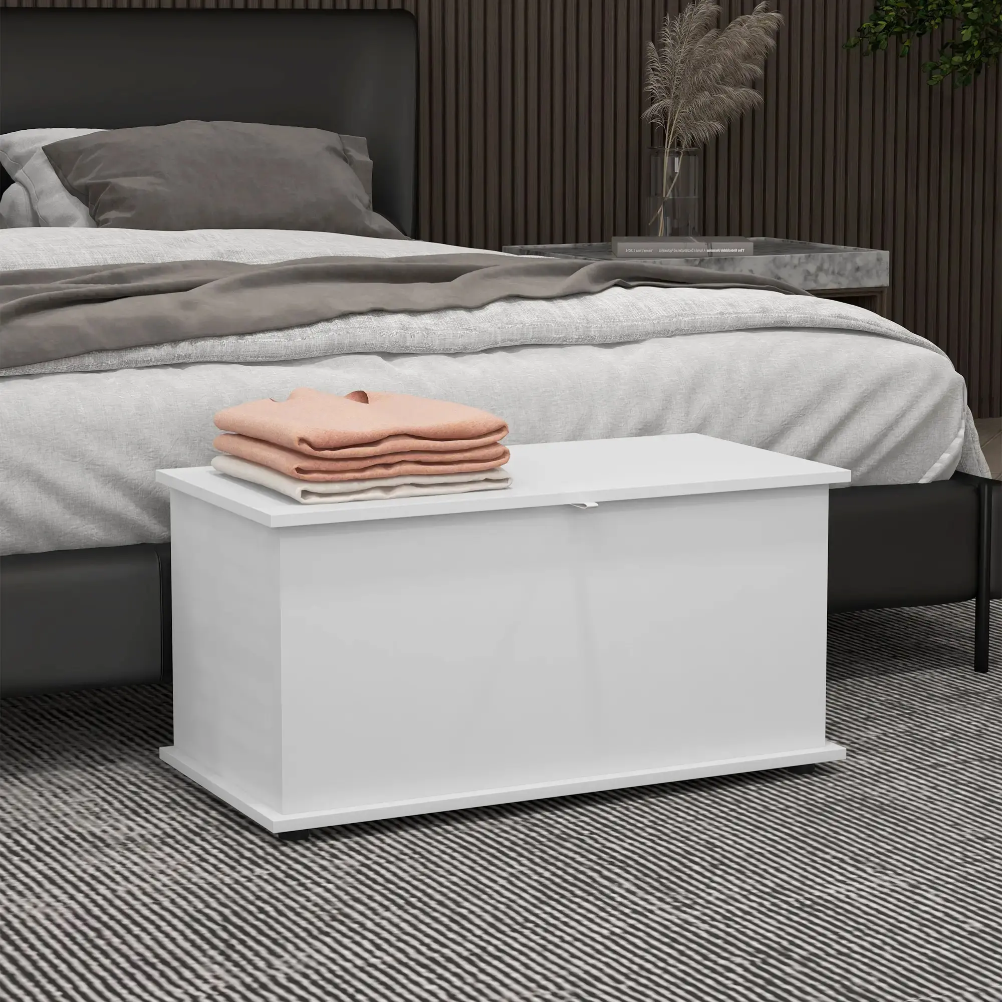 Сундук для хранения Homcom 833-321V81WT (White) - 6