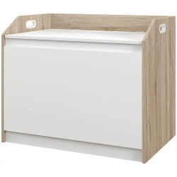 Сундук для хранения Homcom 838-090V01WT (White/Natural) Thumb