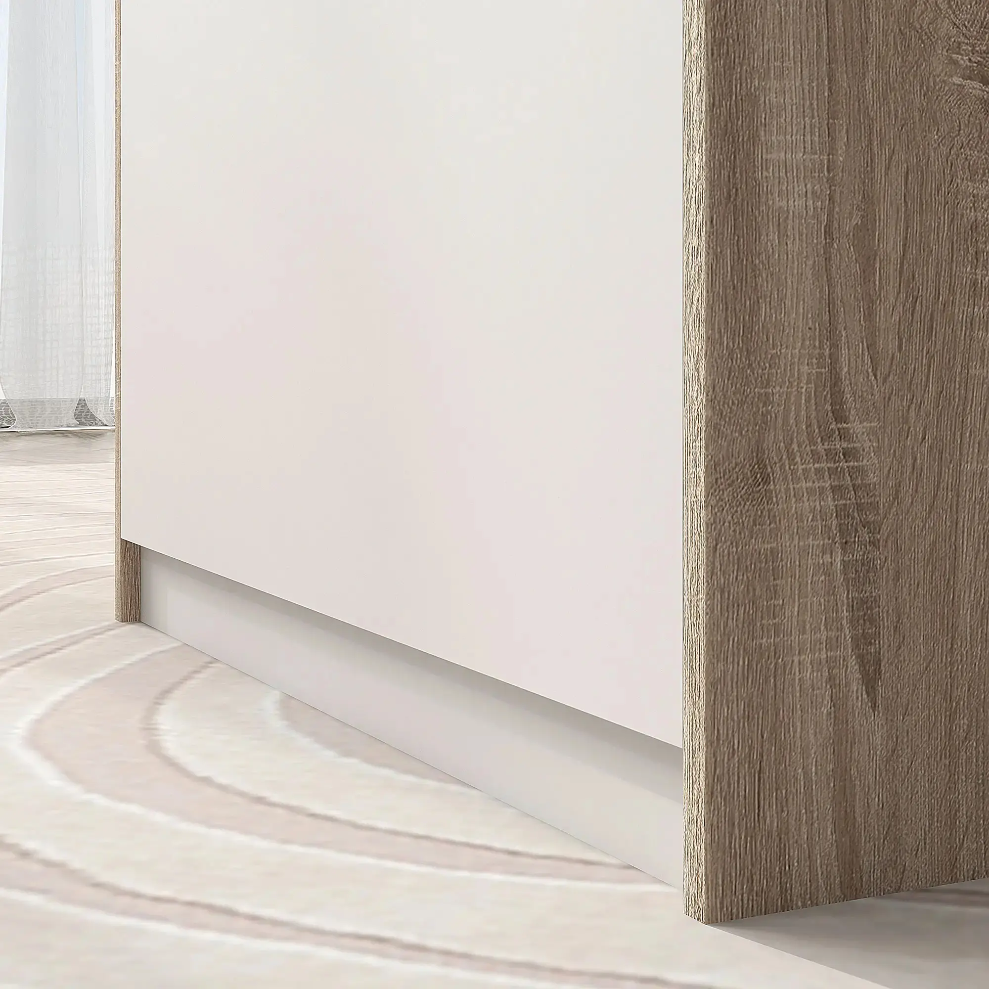 Сундук для хранения Homcom 838-090V01WT (White/Natural) - 5