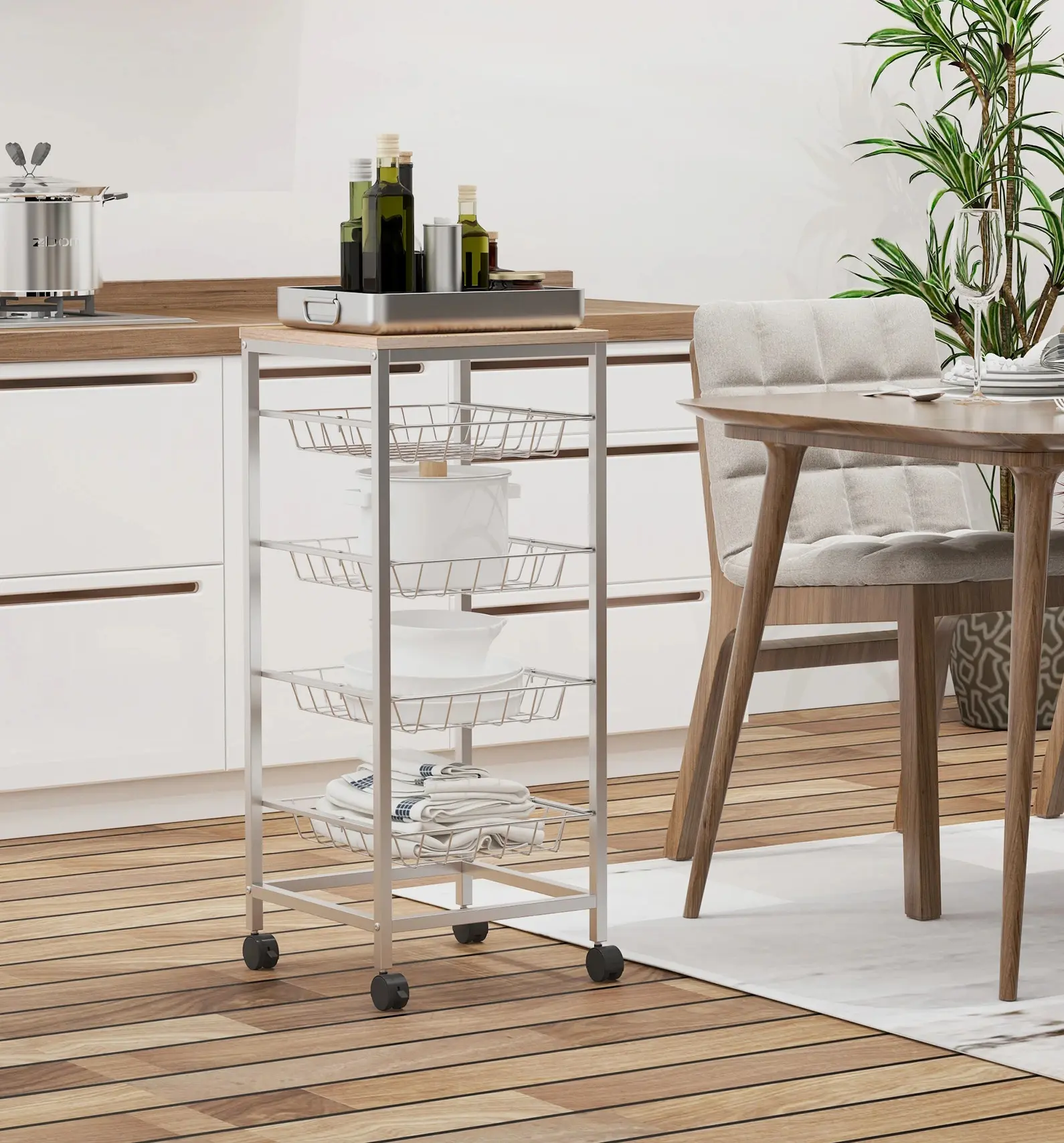 Carucior Homcom 801-056 (Silver/Natural) - 10