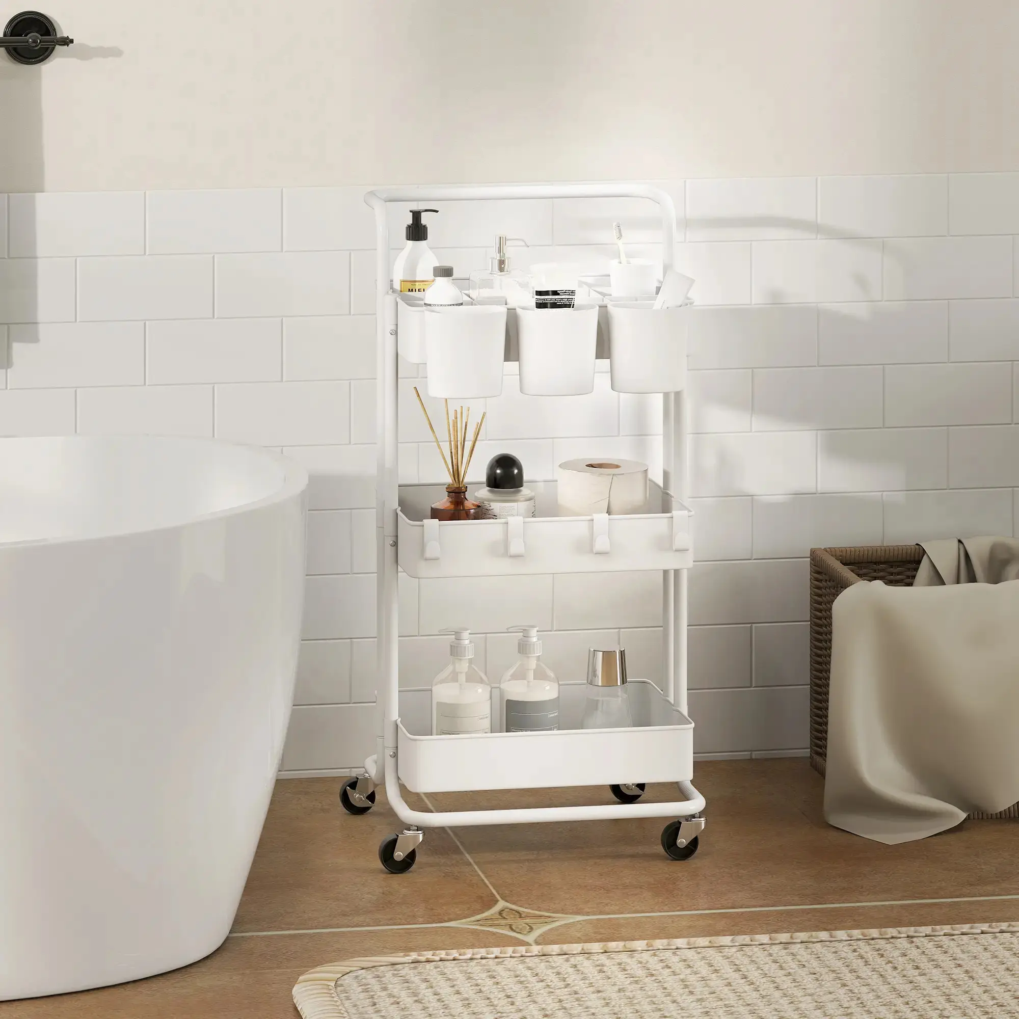 Carucior Homcom 850-165WT (White) - 7