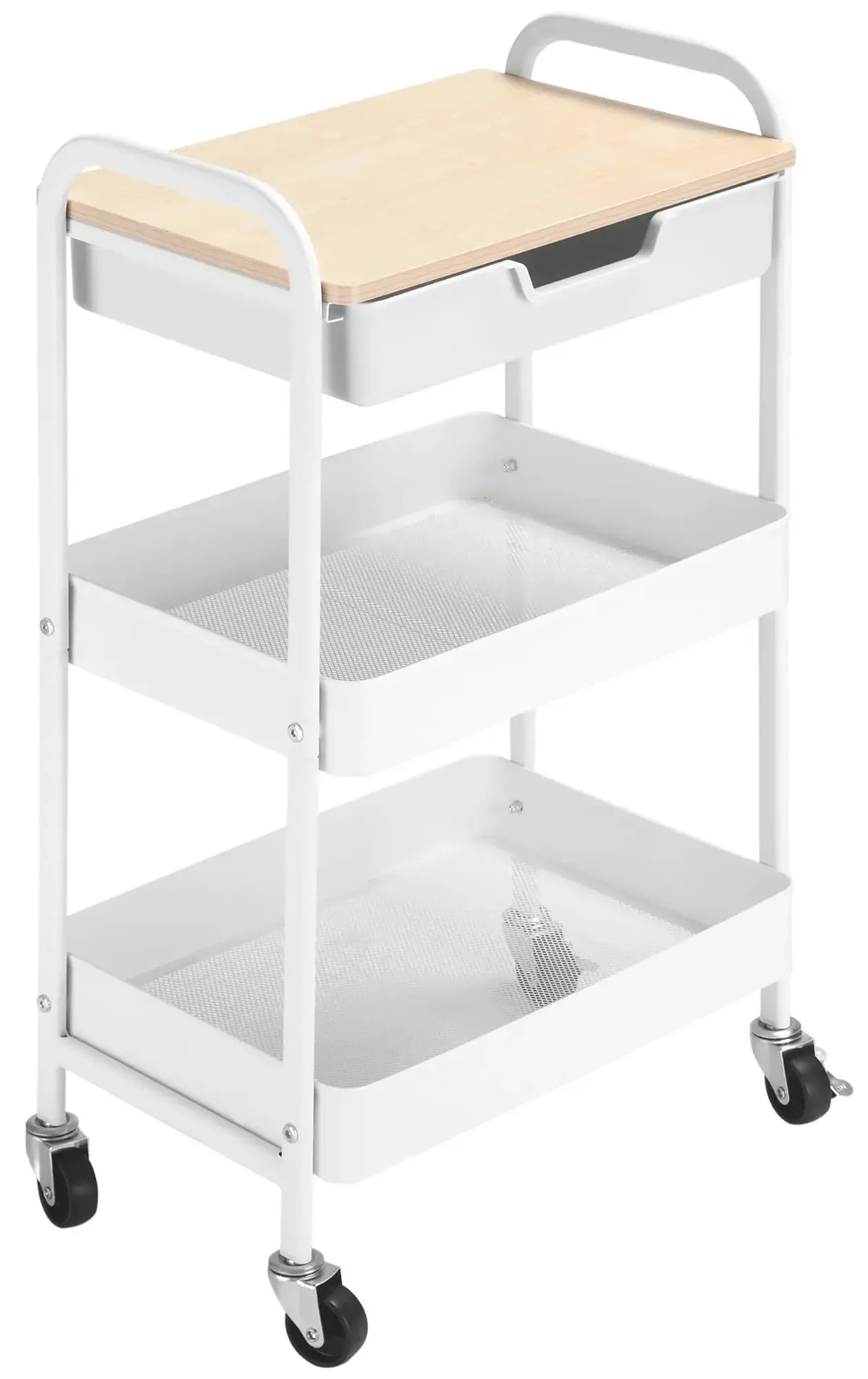 Carucior Homcom 850-191 (White/Natural) - 2