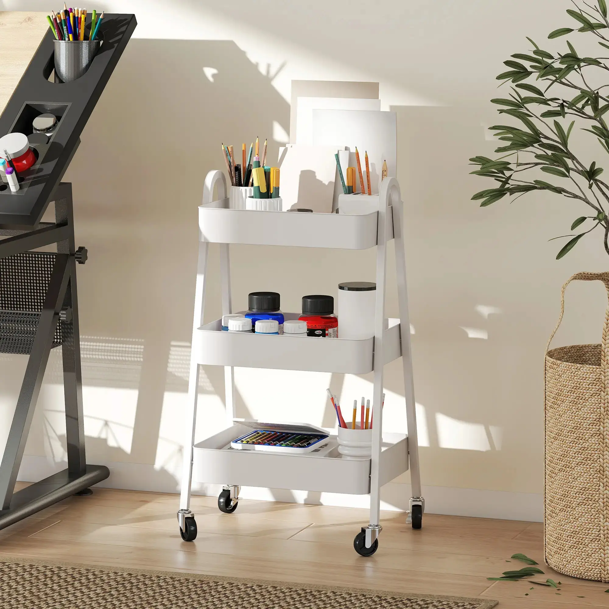 Carucior Homcom 850-341V00WT (White) - 6