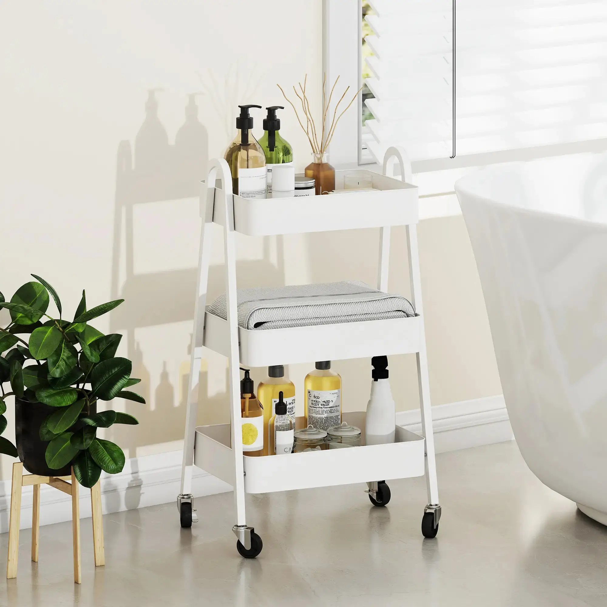 Carucior Homcom 850-341V00WT (White) - 7