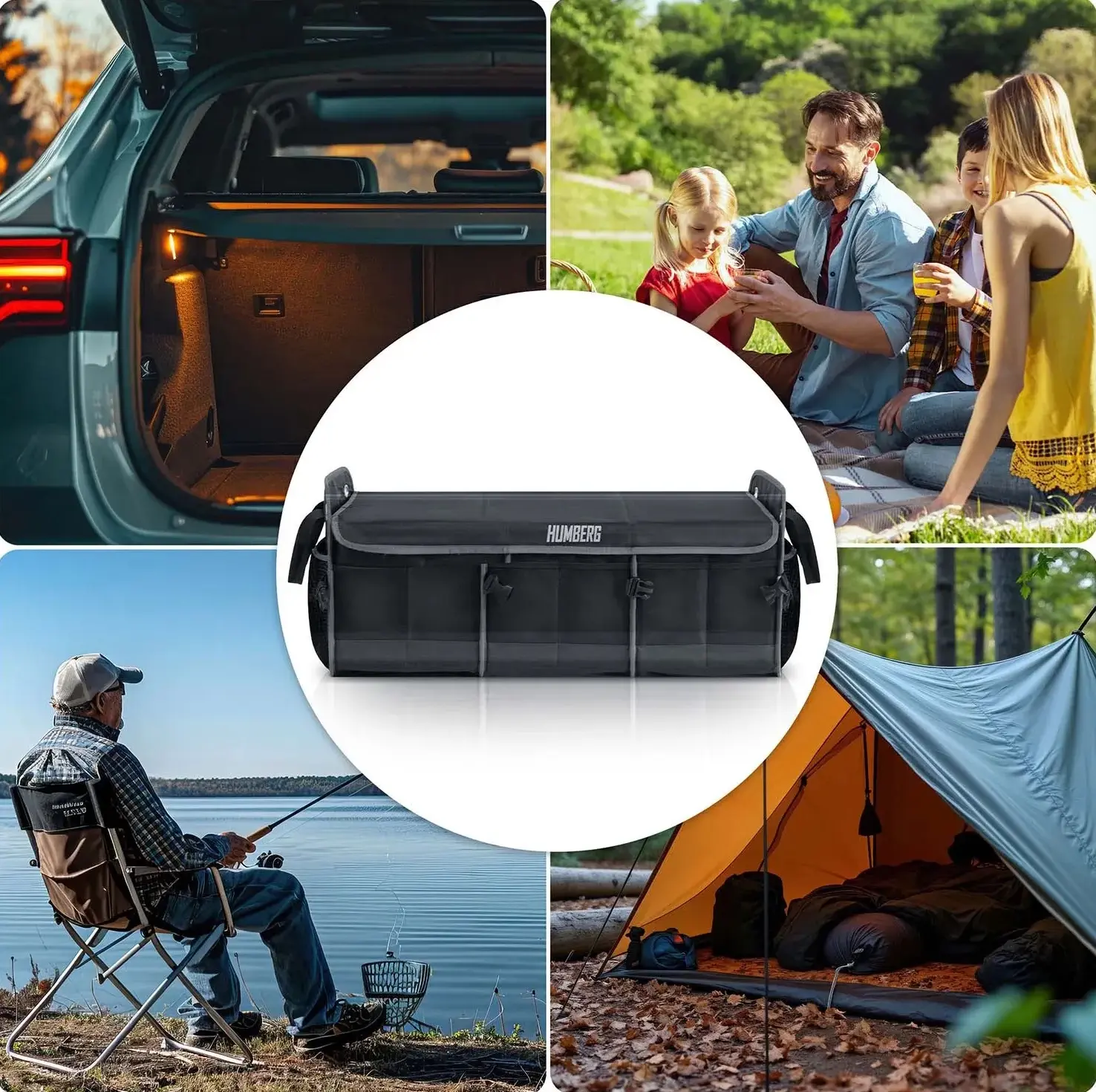 Органайзер для багажника Humberg HM-991 599100 (Black/Grey) - 14