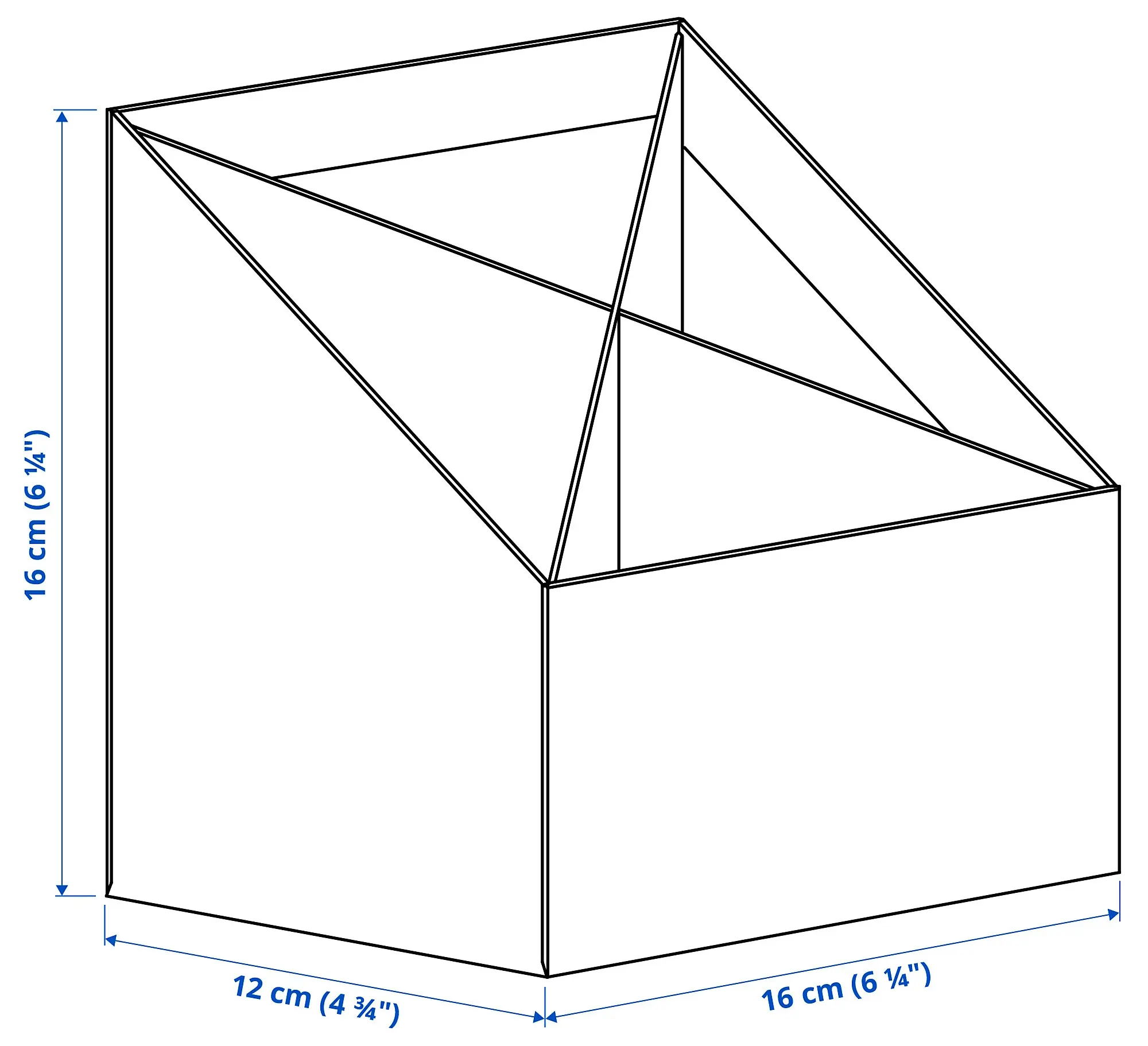 Органайзер Ikea Fjaderharv 16x16 (Белый)