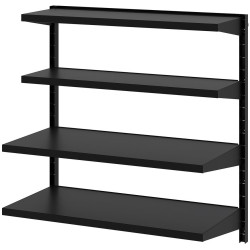 Etajera Ikea Bror 88x30/45x90 (Negru) Thumb