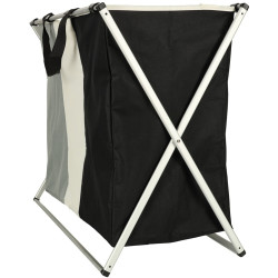 Cos de sortare rufe Ikonka KX4846 (Black/White/Grey) Thumb