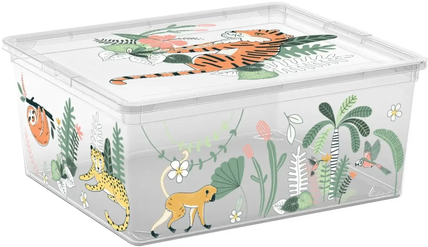 Контейнер Kis C-box Tropical M 40x34x17cm (Transparent)