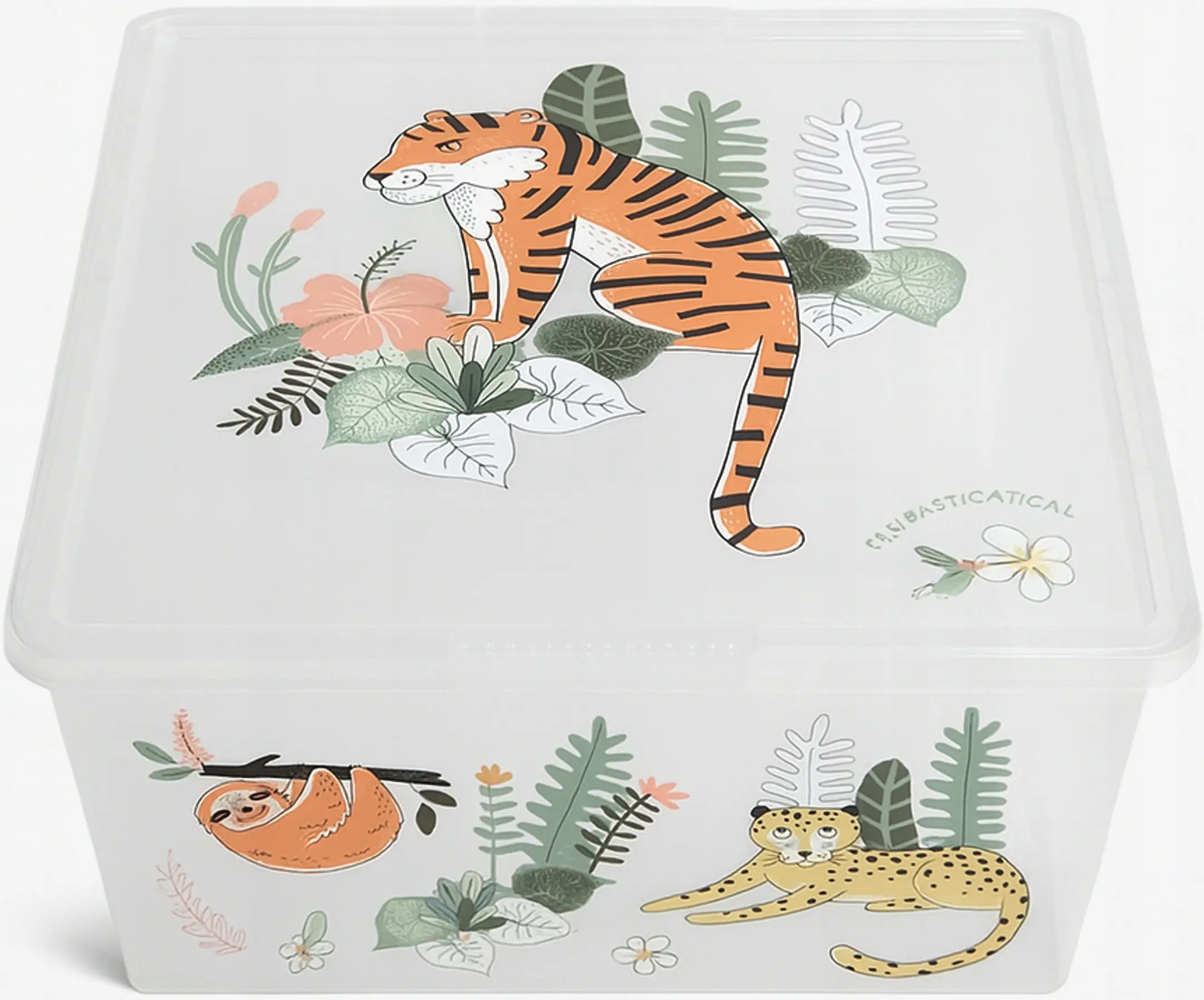 Контейнер Kis C-box Tropical M 40x34x17cm (Transparent) - 3