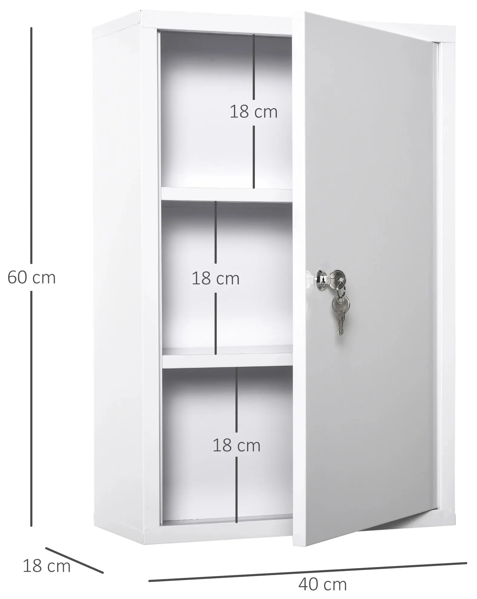 Настенная аптечка Kleankin 834-295 (White) - 6