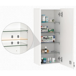 Настенная аптечка Kleankin 834-339 (White) Thumb