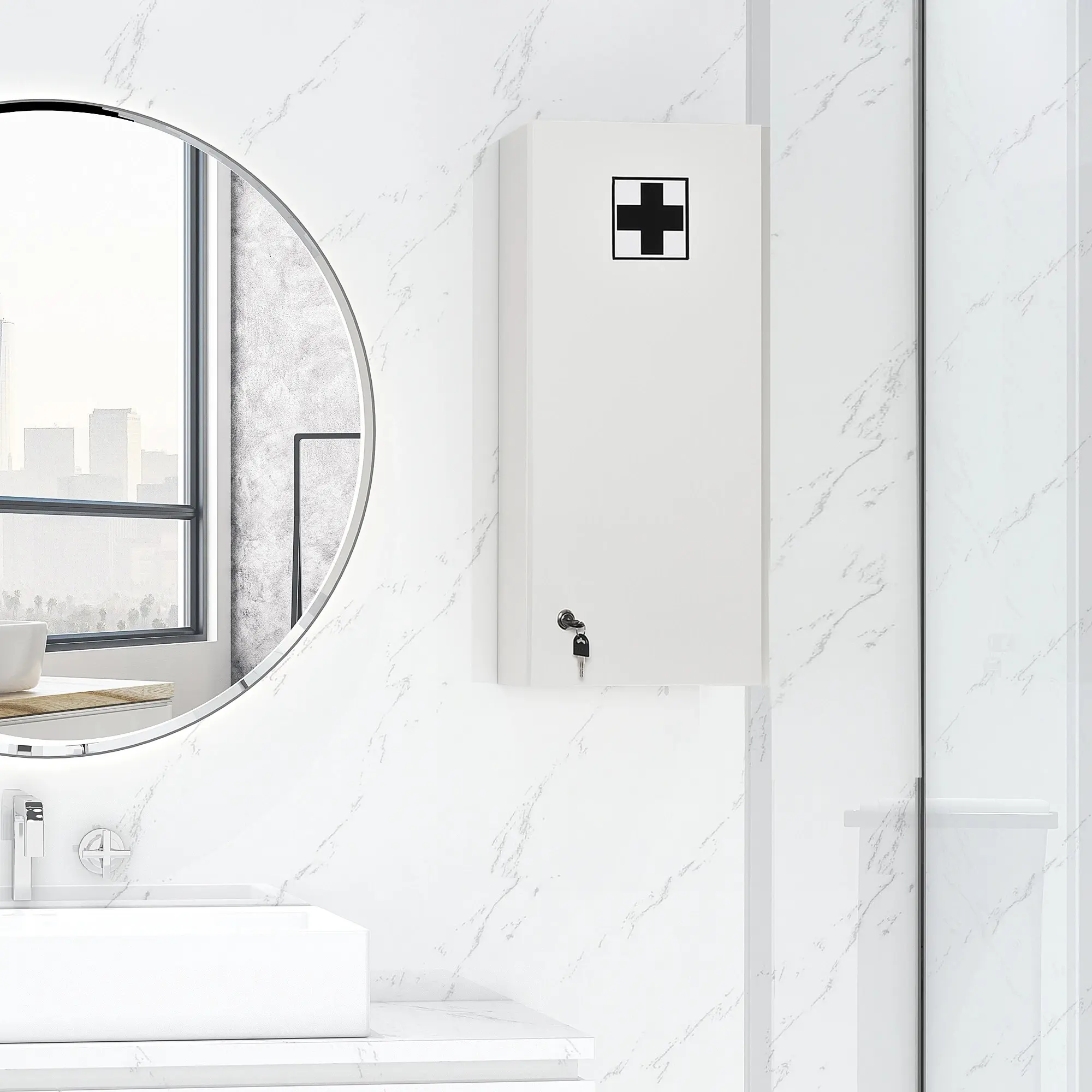 Настенная аптечка Kleankin 834-339 (White) - 7