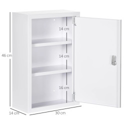 Настенная аптечка Kleankin 834-527V00WT (White) Thumb