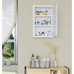 Настенная аптечка Kleankin 834-527V00WT (White) Thumb