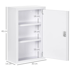 Настенная аптечка Kleankin 834-554V00WT (White) Thumb