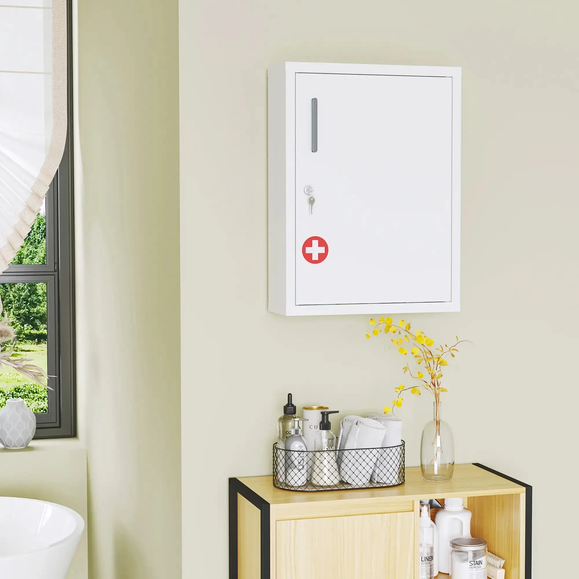 Настенная аптечка Kleankin 834-556V00WT (White) - 7