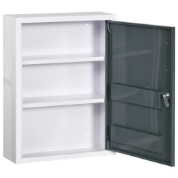 Настенная аптечка Kleankin 834-556V01WT (White/Grey) Thumb