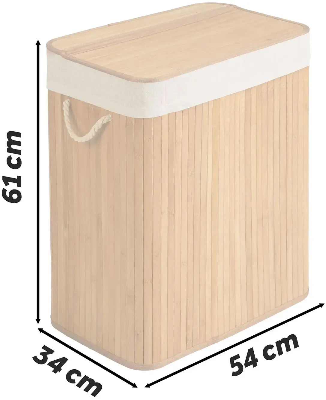 Корзина для белья Massido 678100 (Beige/Natural) - 2