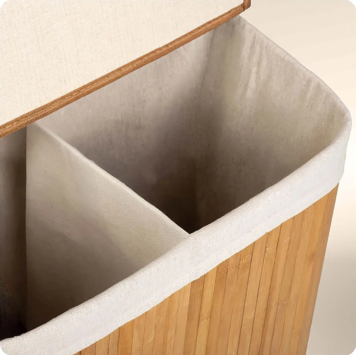 Корзина для белья Massido 678100 (Beige/Natural) - 7