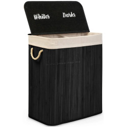 Coș de rufe Massido 678101 (Beige/Black)